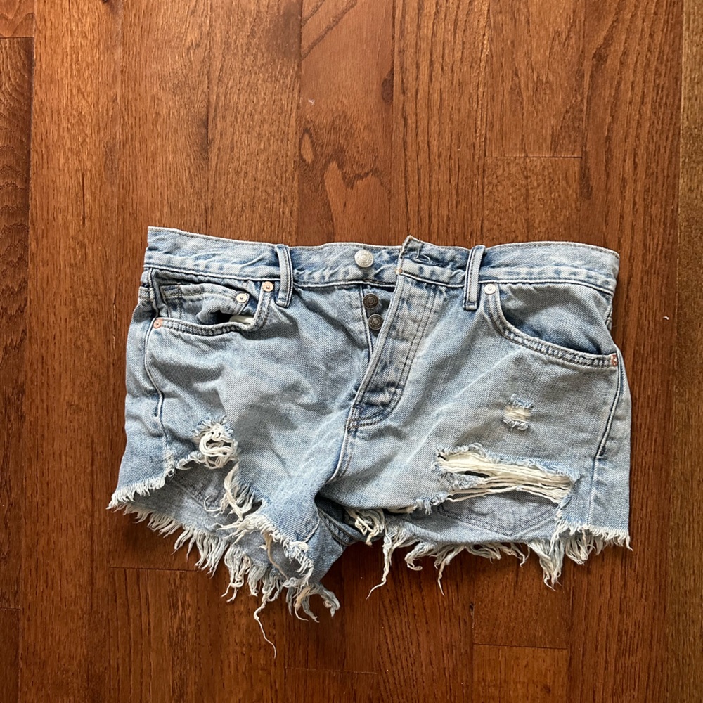 Free People jean shorts